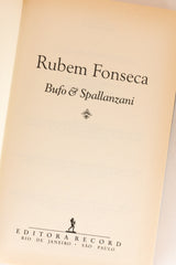 Bufo & Spallanzani - RUBEM FONSECA (com marcas do tempo)