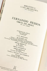 Obra em prosa – FERNANDO PESSOA