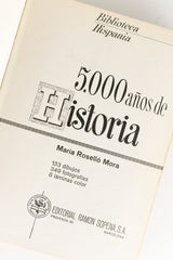 5.000 años de Historia – M. ROSELLO
