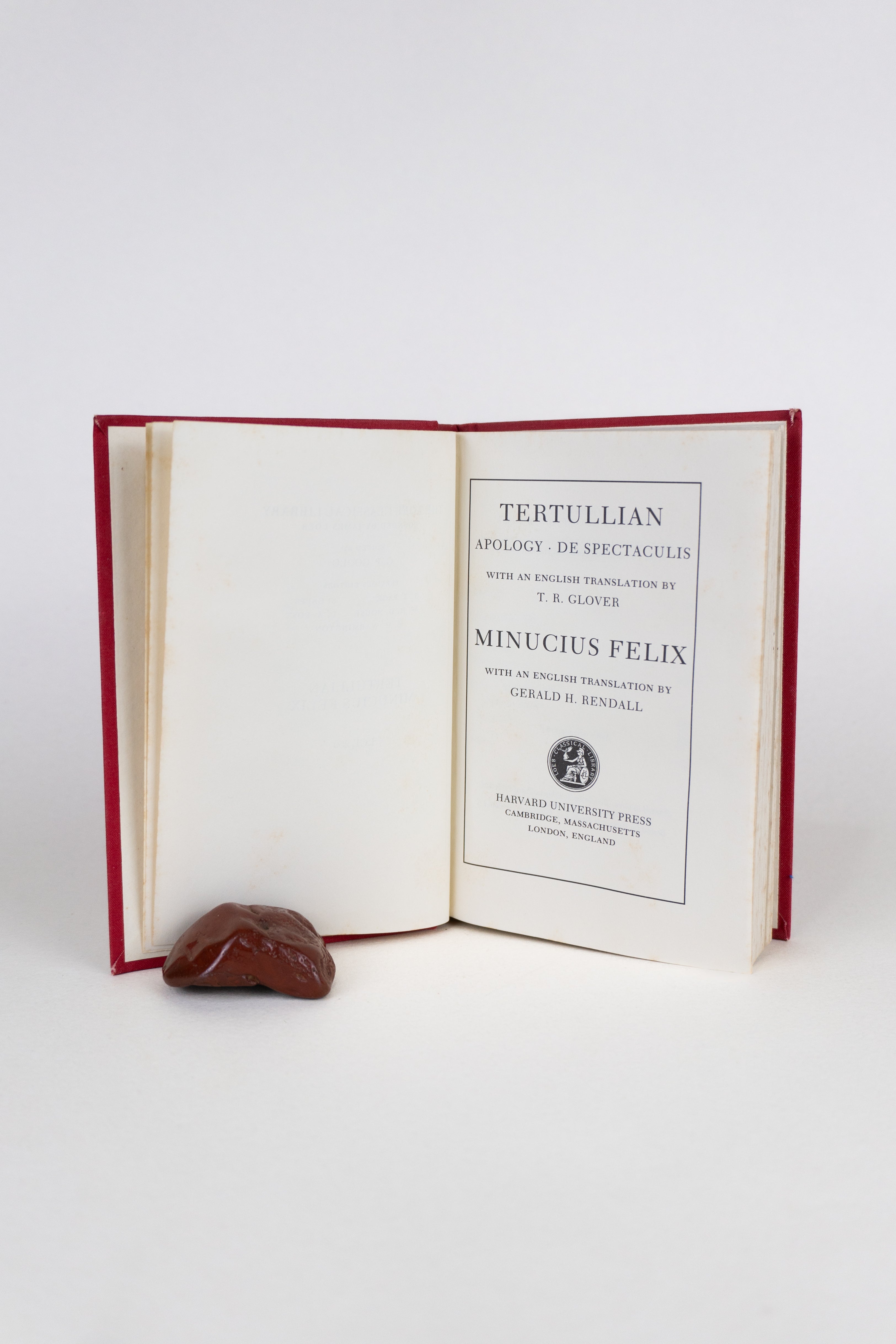 Apology De Spetaculis / Octavius — TERTULLIAN, MINUCIUS FELIX