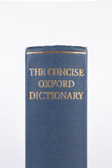 The Concise Oxford Dictionary of Current English