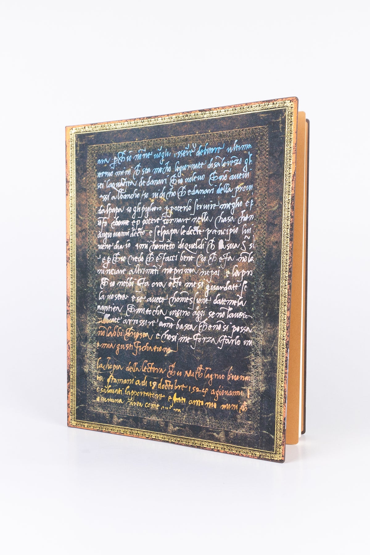 Journal MICHELANGELO HANDWRITING Ultra – Com Pauta / Capa Flexível
