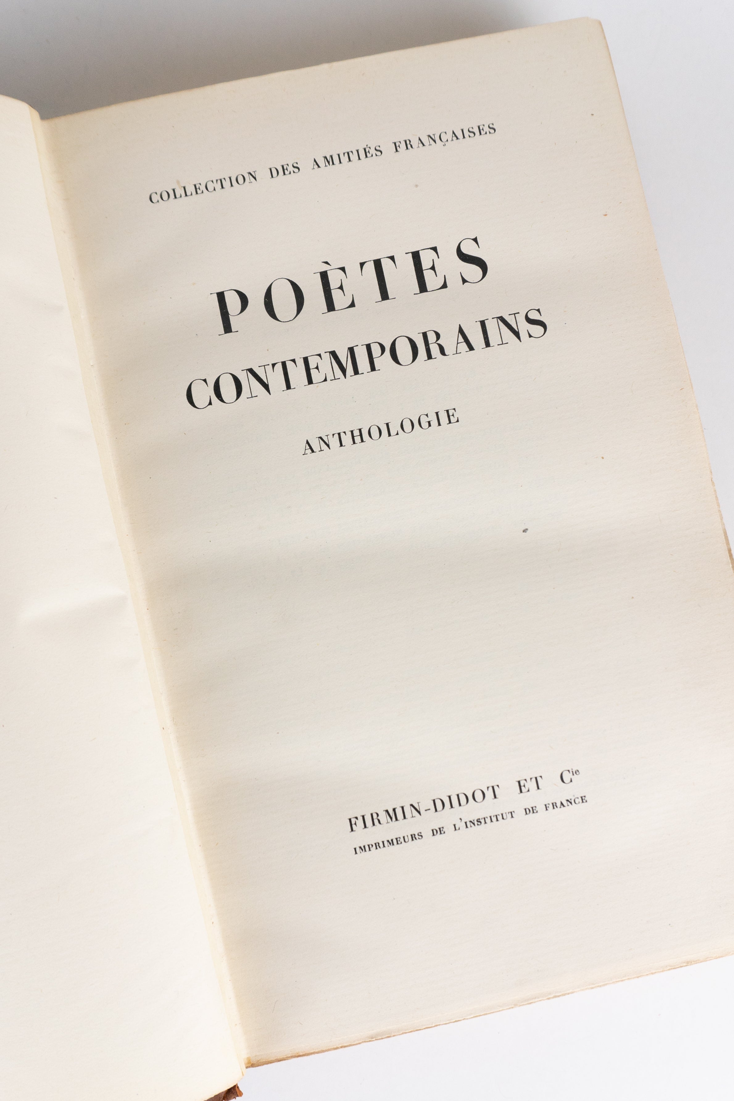 Poètes Contemporains – Anthologie