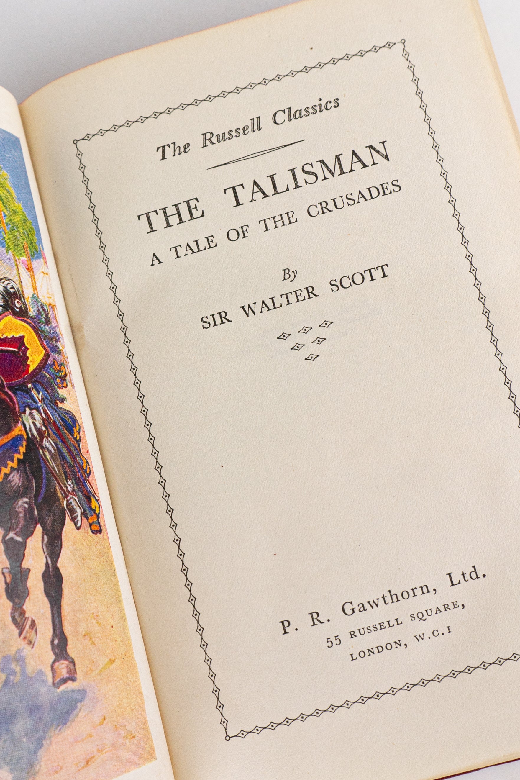 The Talisman: A Tale of the Crusades – WALTER SCOTT