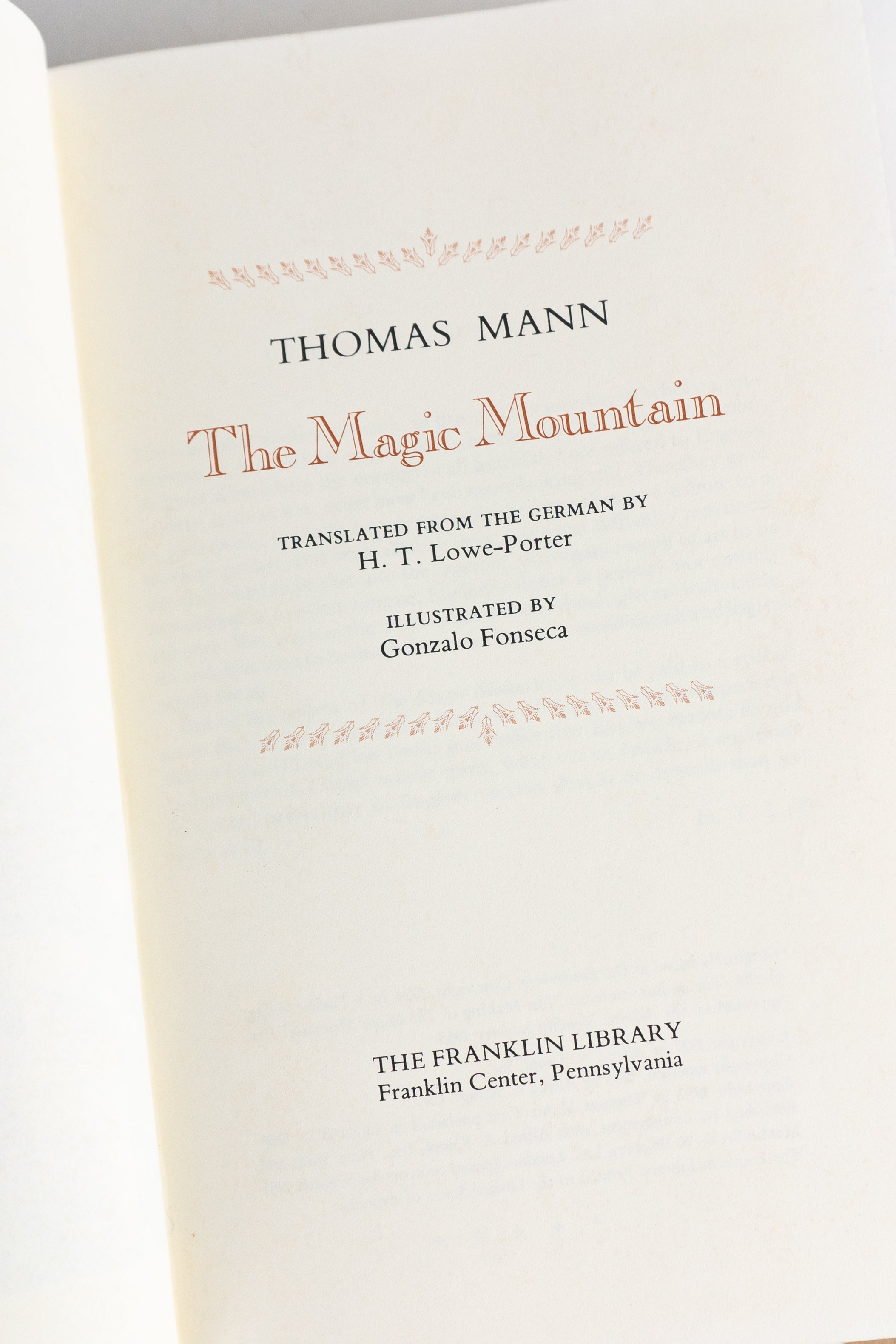 The Magic Mountain – THOMAS MANN