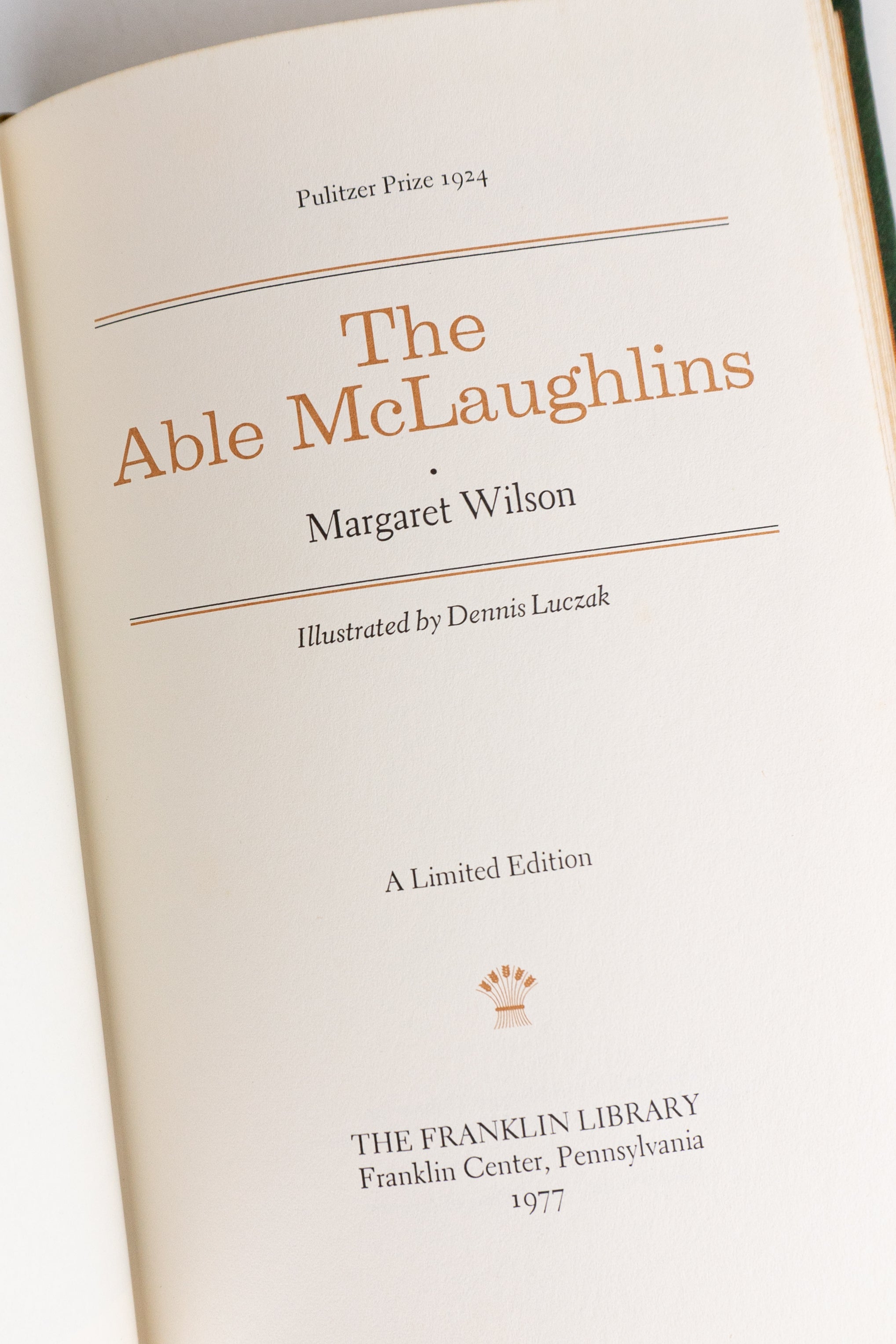The Able McLaughlins – MARGARET WILSON
