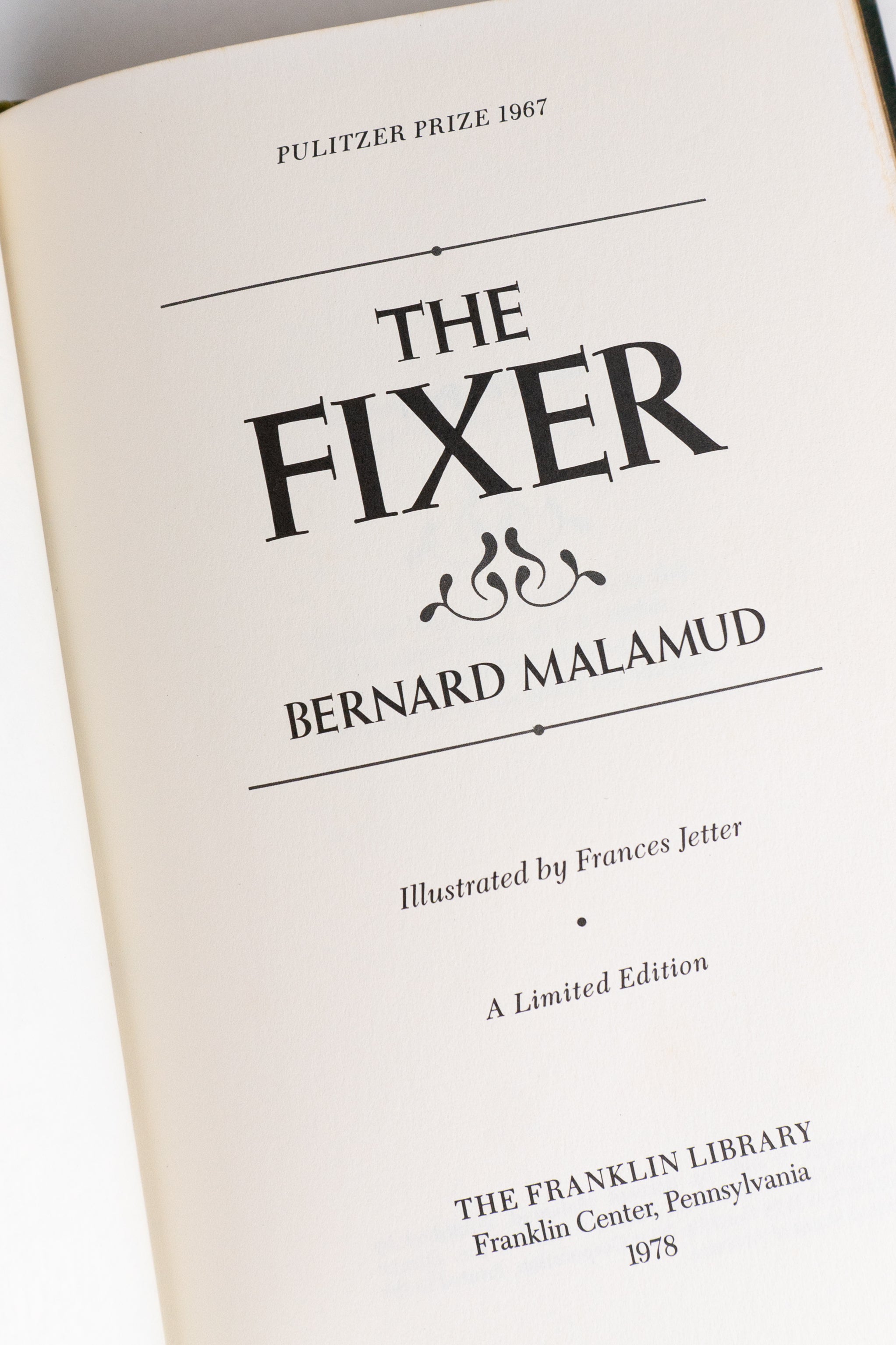 The Fixer – BERNARD MALAMUD