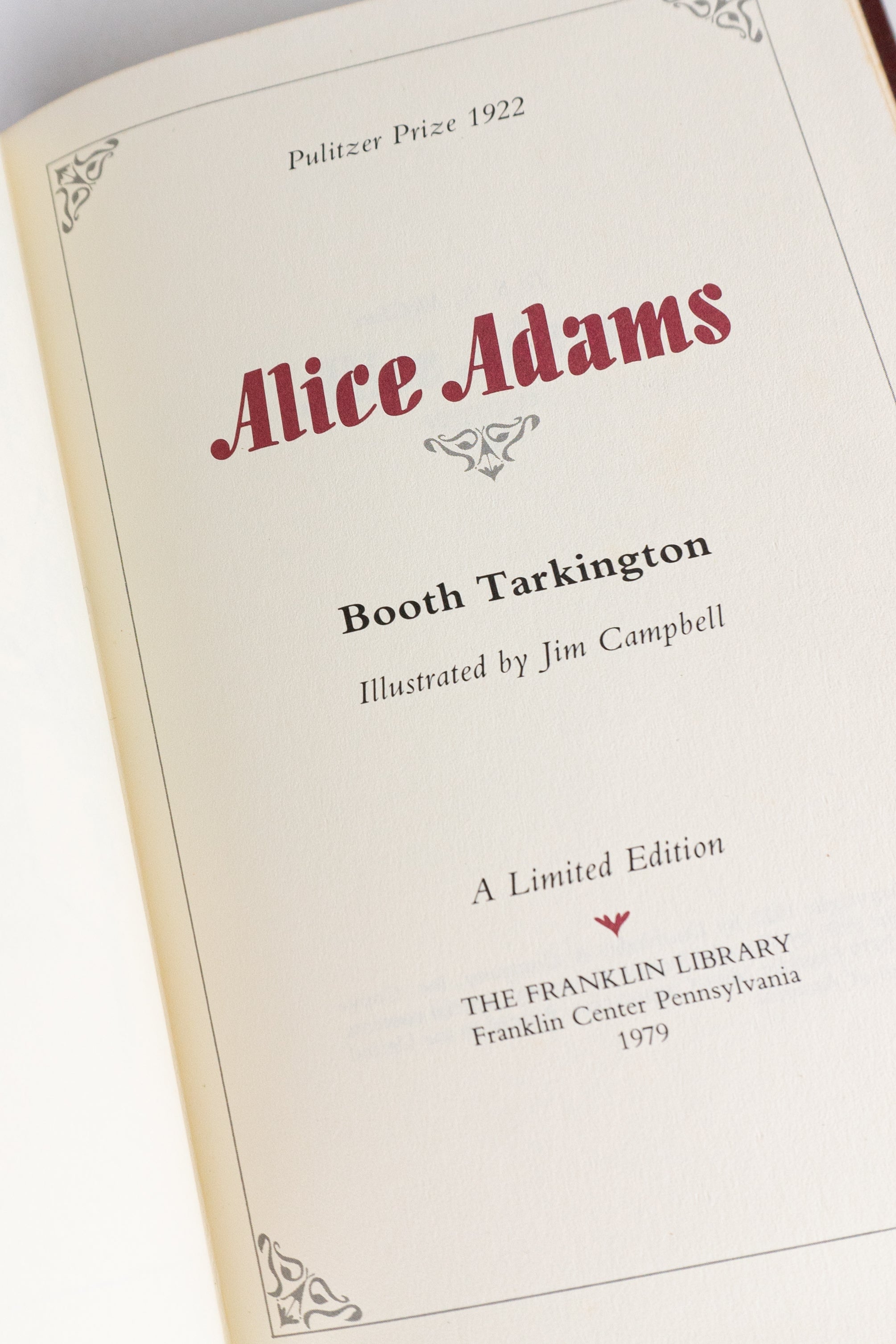 Alice Adams – BOOTH TARKINGTON
