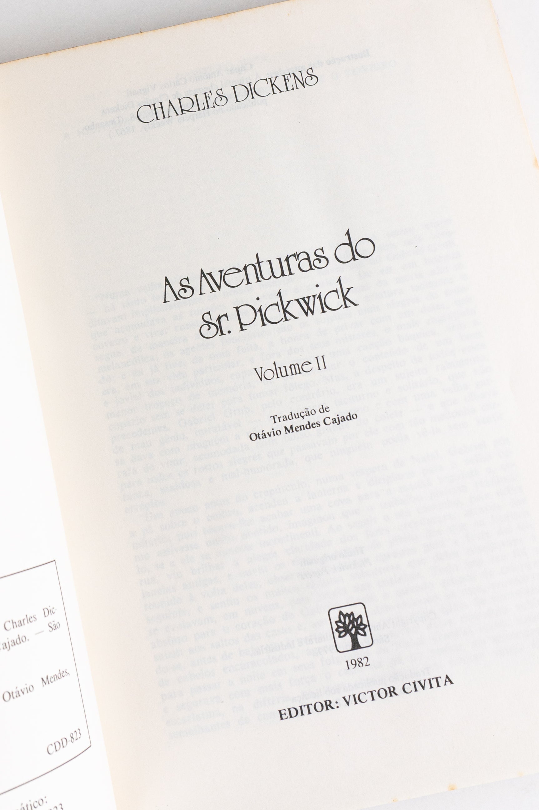 As Aventuras do Sr. Pickwick (2 volumes) – CHARLES DICKENS