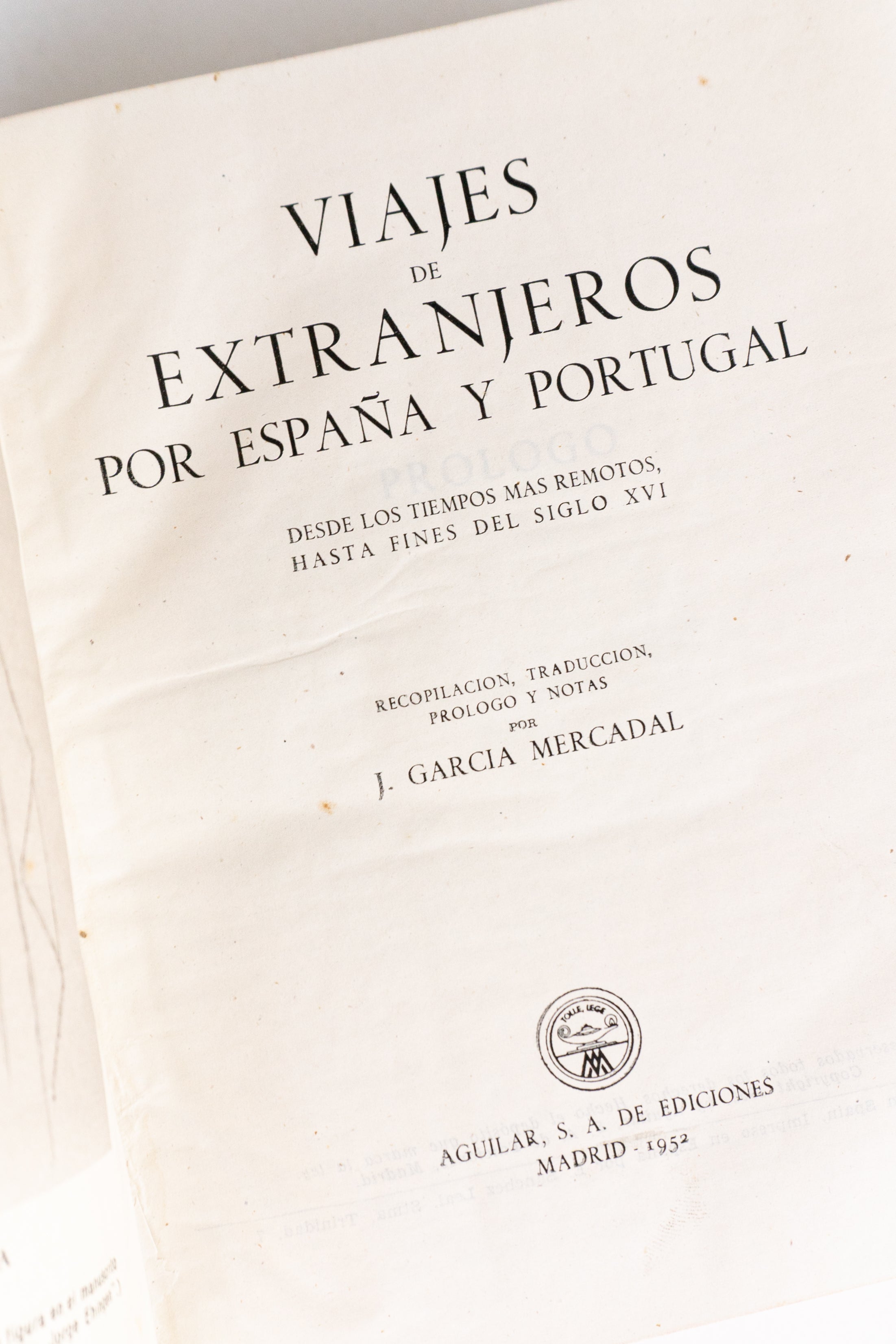 Viajes de Extranjeros por España y Portugal – J. García Mercadal
