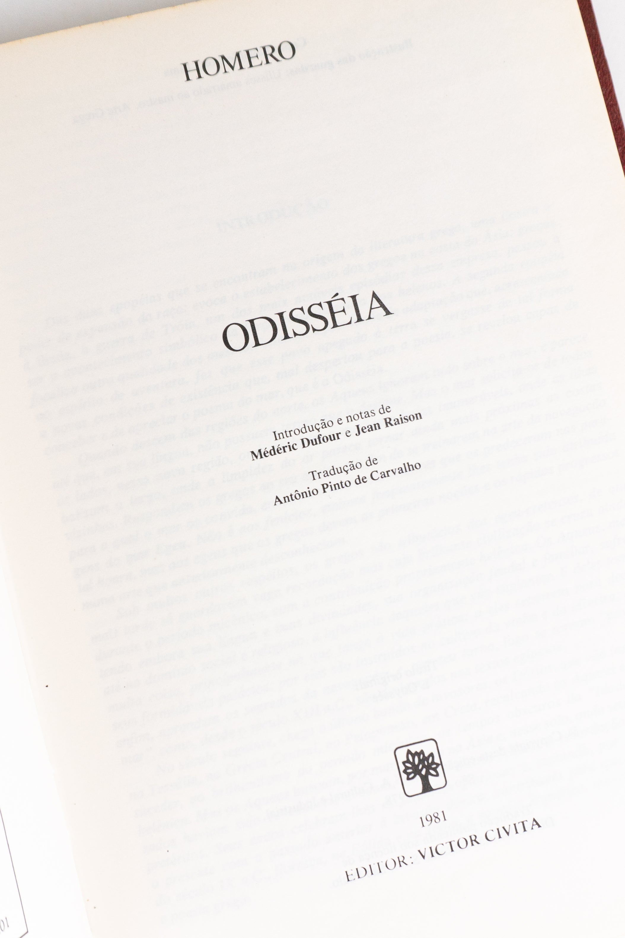 Odisséia – HOMERO