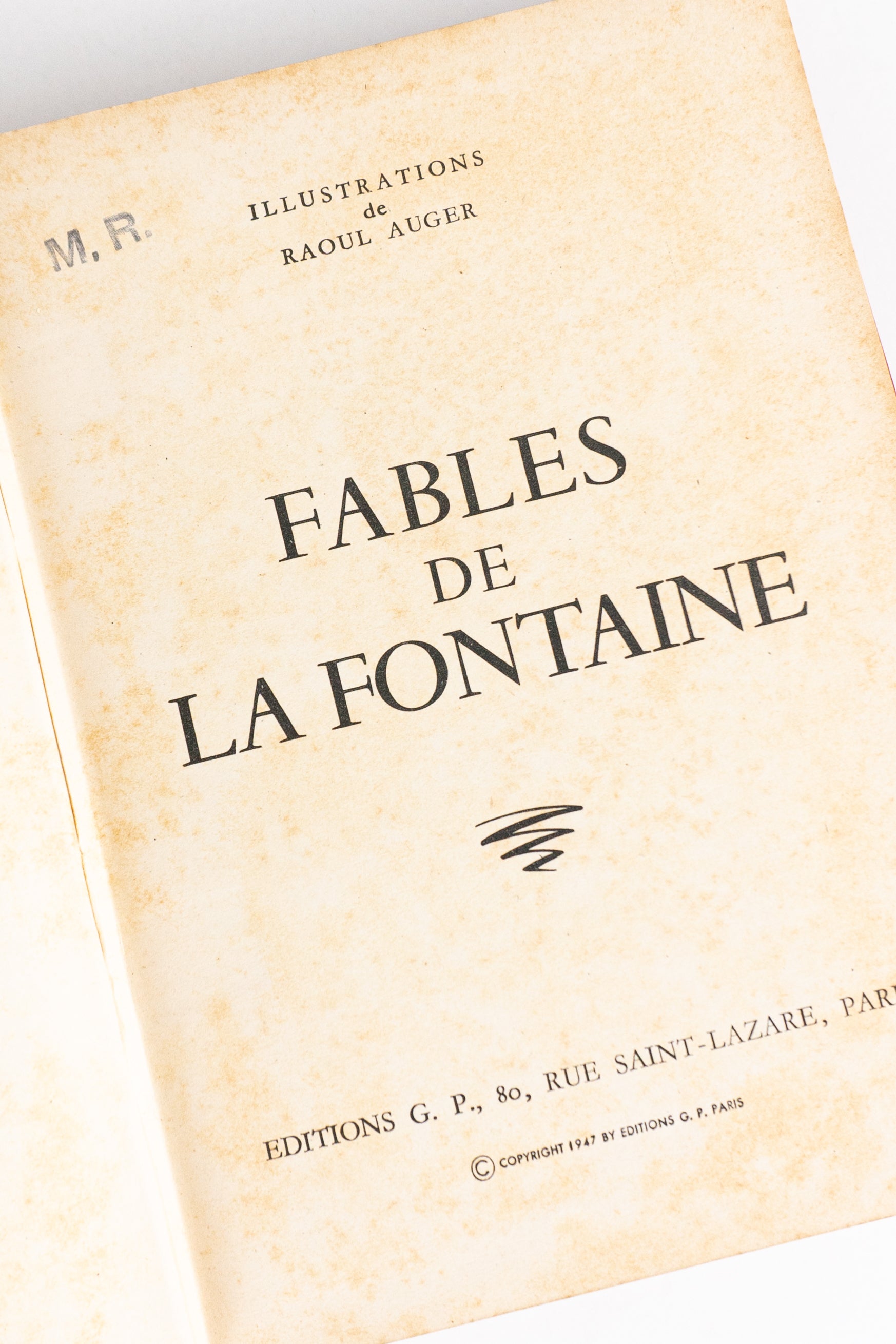 Fables de LA FONTAINE