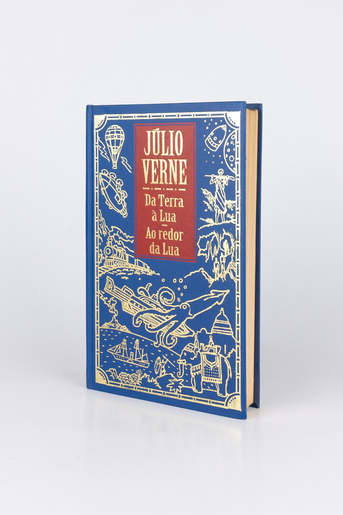 Da Terra à Lua / Ao Redor da Lua – JÚLIO VERNE (com marcas do tempo)