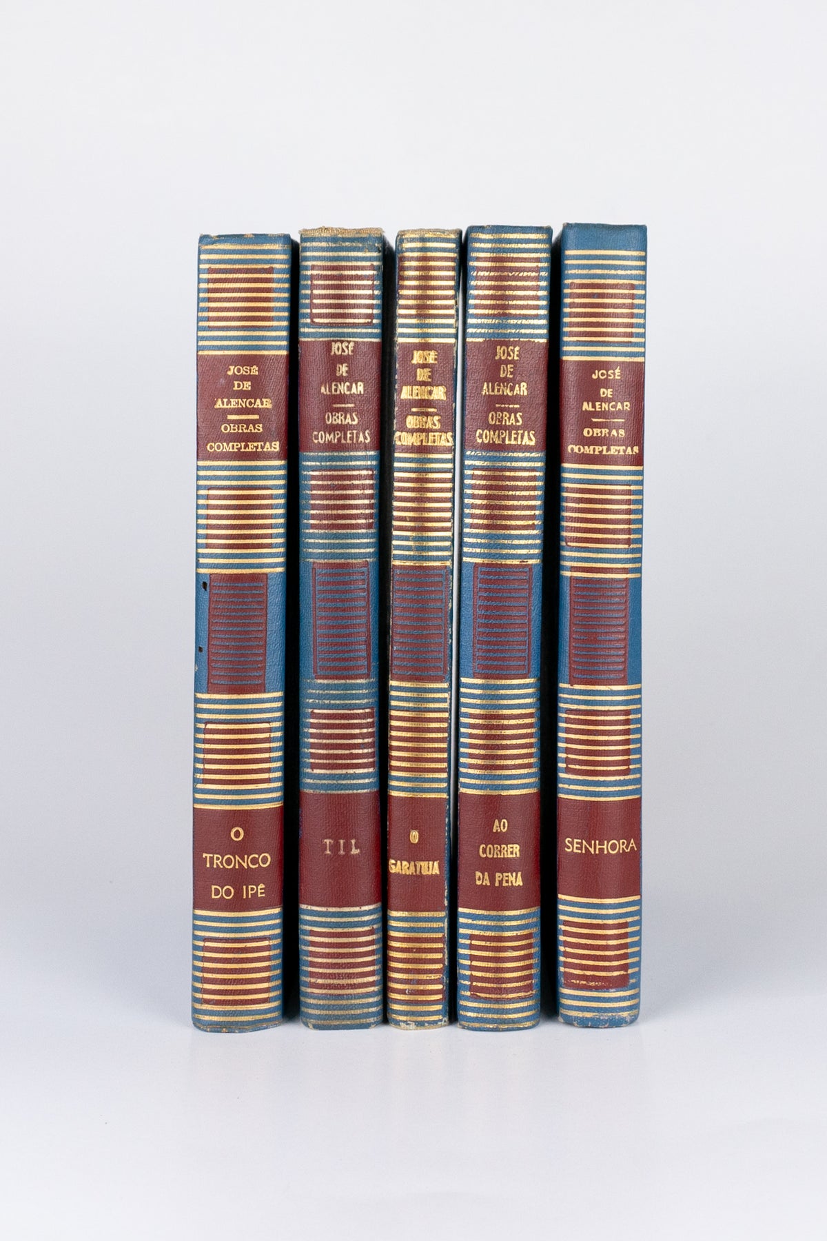 José de Alencar (5 volumes) (com marcas do tempo)