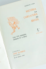 História da Caricatura no Brasil – HERMAN LIMA (4 volumes)