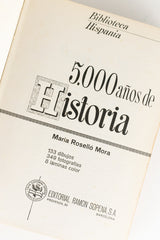 5.000 años de Historia – M. ROSELLO