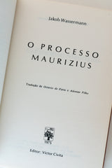 O processo Maurizius – JAKOB WASSERMANN