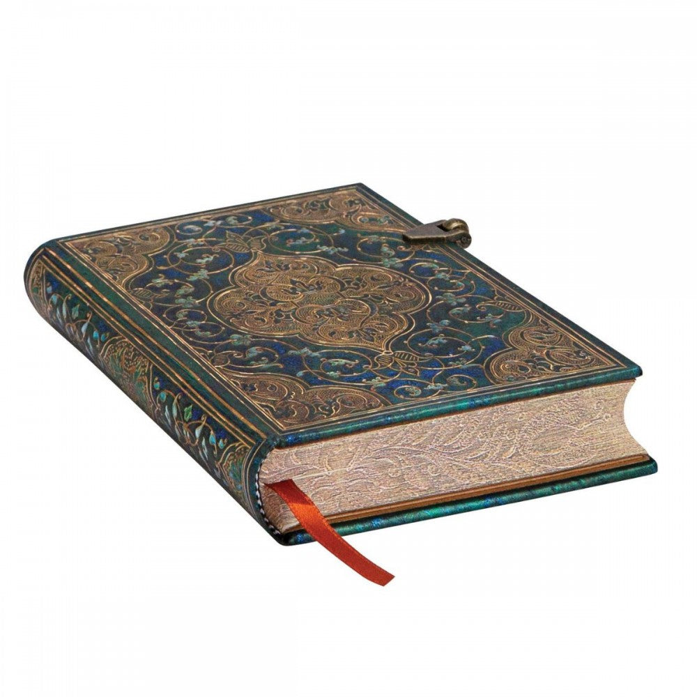 Journal Turquoise Chronicles Mini – Com Pauta