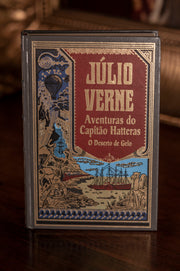 Aventuras do Capitão Hatteras - O Deserto de Gelo / Os Ingleses no Pólo Norte - JÚLIO VERNE (2 Volumes) (com marcas do tempo)