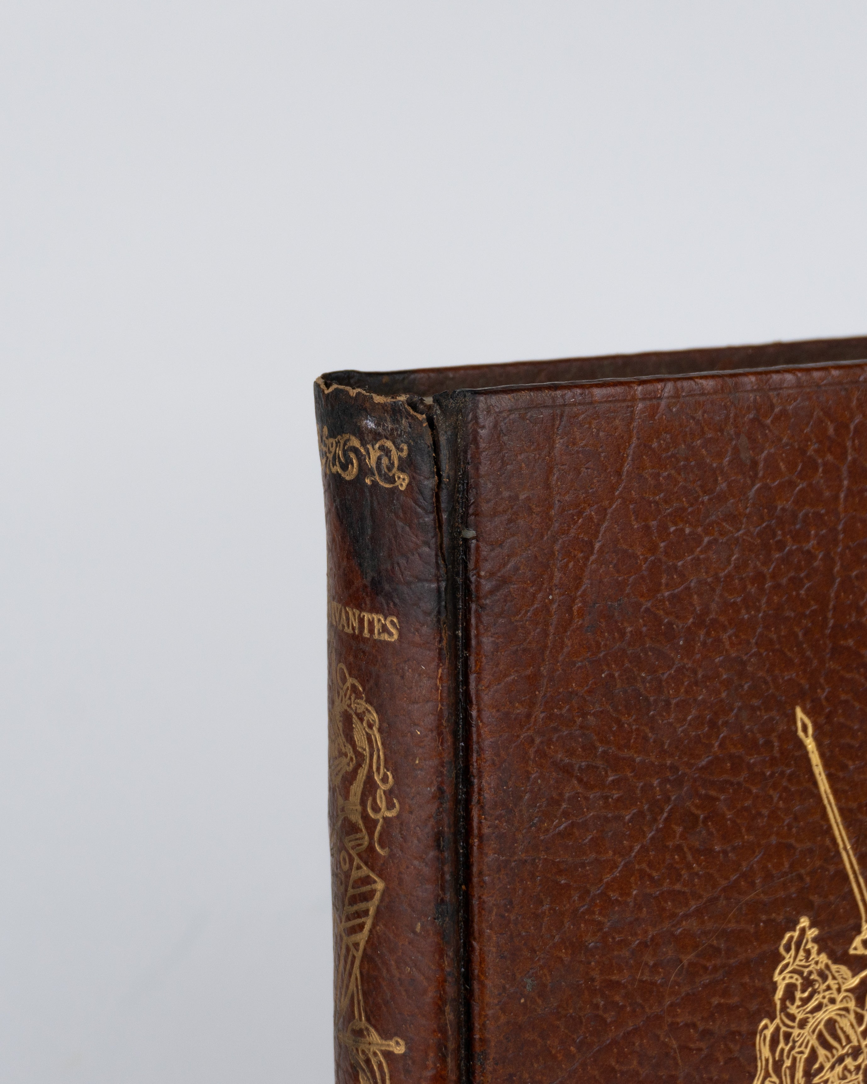 Dom Quixote de La Mancha (5 volumes) — MIGUEL DE CERVANTES (com marcas do tempo)