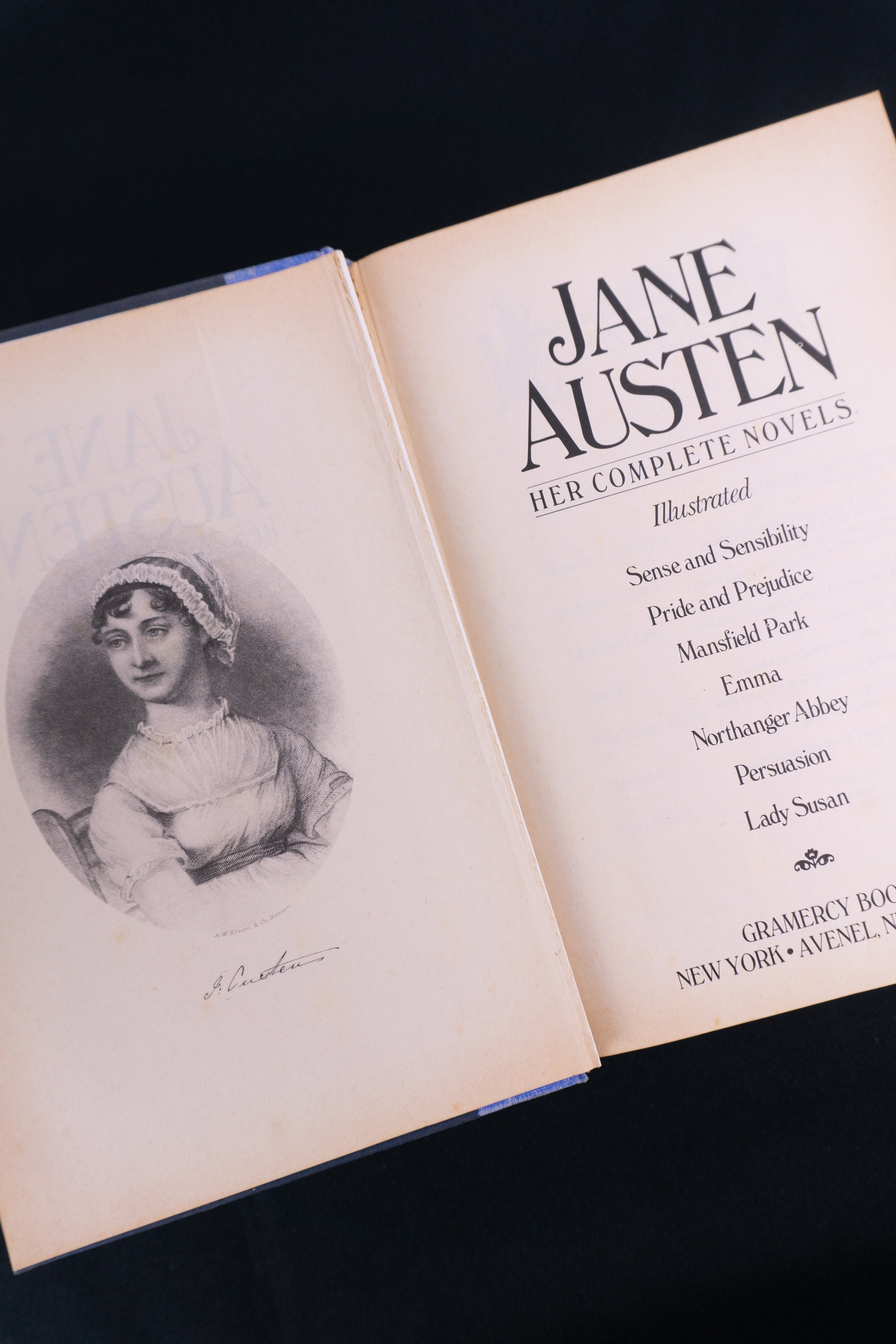 Jane Austen: Her Complete Novels (com marcas do tempo)