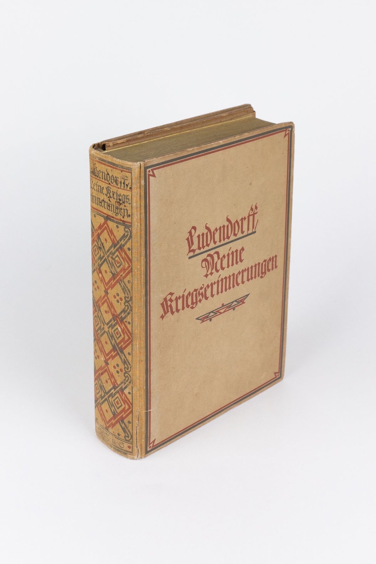 Meine Kriegserinnerungen — ERICH LUDENDORFF (Primeira Edição)